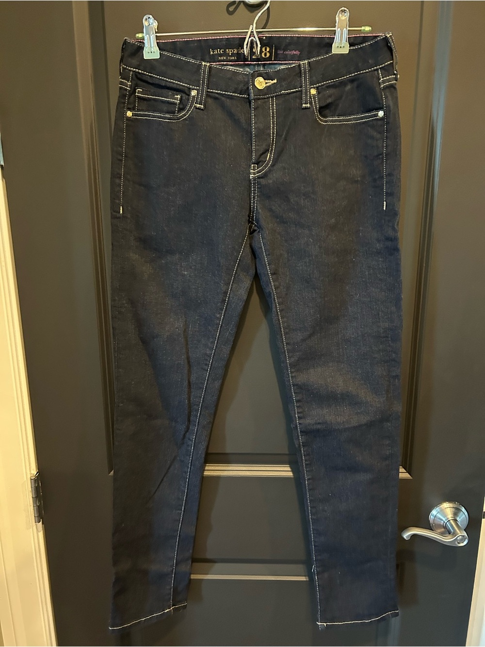 Gorgeous Kate spade Dark Indigo Skinny Jeans